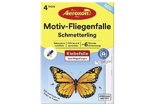 Aeroxon Motivfliegenfalle Schmetterling 4er Pack