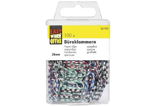 EASY WORK Büroklammern 100er Pack