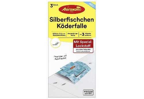 Aeroxon Silberfischchen Köderfalle 3er Pack