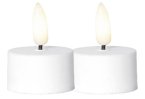 Star Trading LED-Teelicht "Flamme" 2 er Set