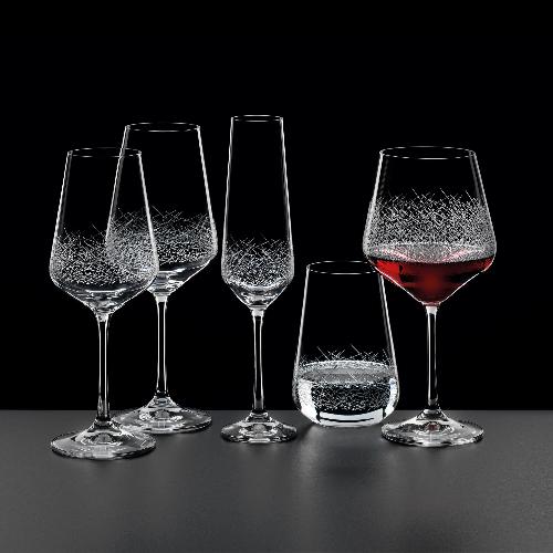 Bohemia Cristal Burgunderkelch "Trés chic