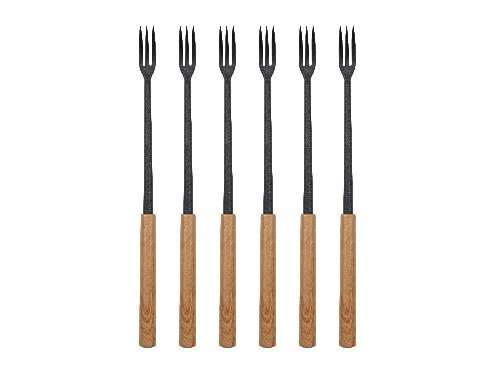 NOUVEL Käsefonduegabeln "Wood" 6er Pack