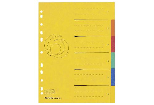 herlitz Kartonregister A4 XXL 6tlg.