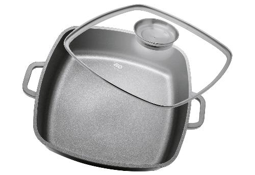 ELO Servierpfanne mit Deckel "Alucast Dur Select