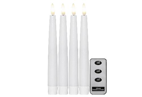 Star Trading LED-Wachskerze "Flamme" 4er Set