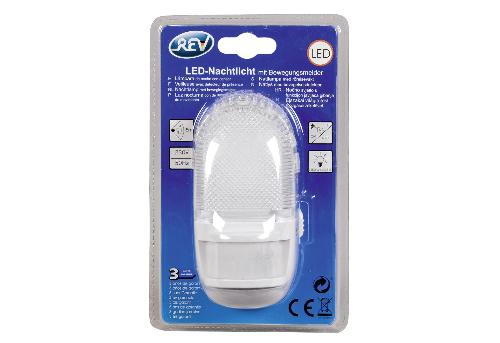 REV Ritter Nachtlicht mit Bewegungsmelder weiss