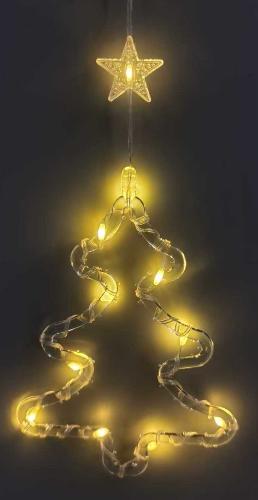 FHS LED Powerbank Fensterornament Tanne