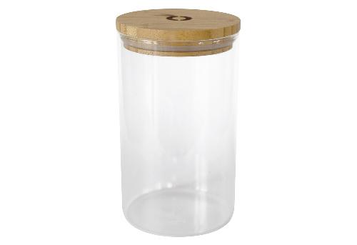 pandoo Vorratsglas mit Bambusdeckel