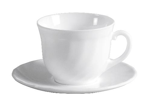 Luminarc Kaffeetasse mit Untere Trianon 220 ml weiß
