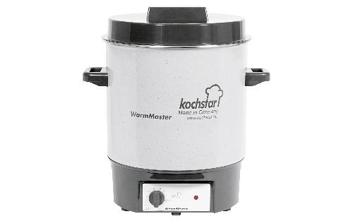 Kochstar Einkochautomat WarmMaster ohne Uhr 27 l Ø35cm steingrau/weiß