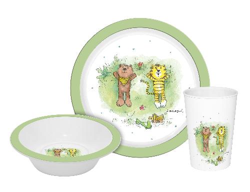 GEDA LABELS Kindergeschirr "Janosch Kids" 3-teilig