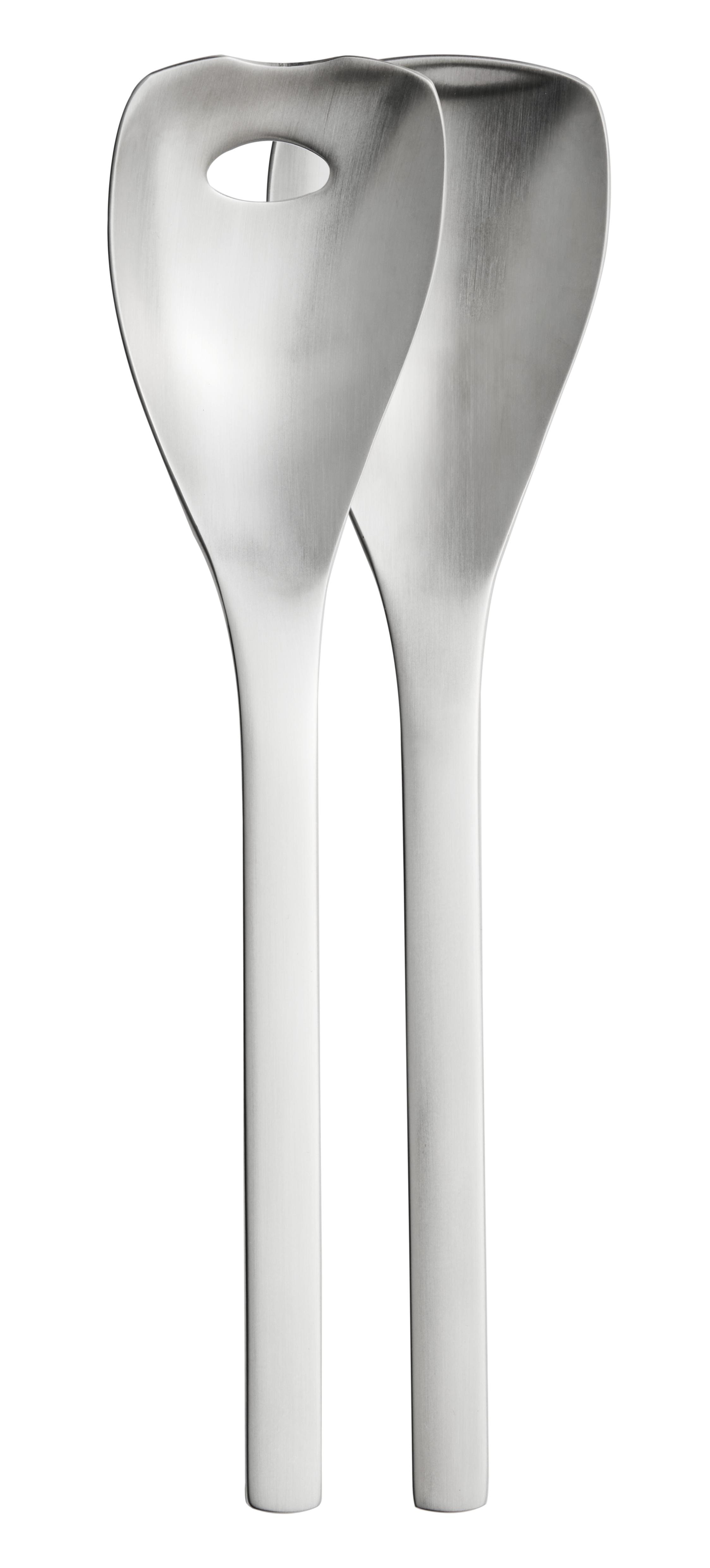 PURESIGNS Salatbesteck One, Extra matt Edelstahl, 16 cm