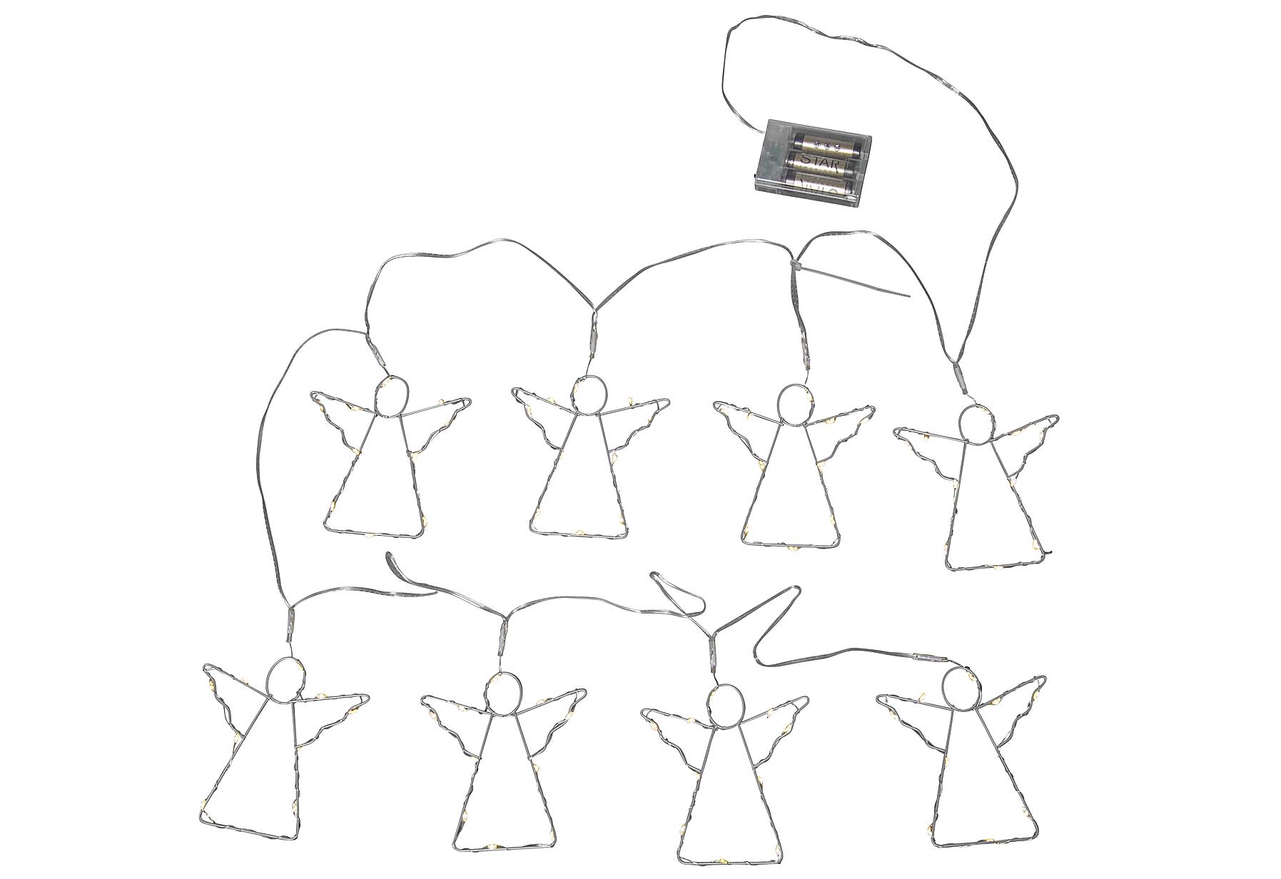 Star Trading LED-Draht-Lichterkette "Angela" 80 LED