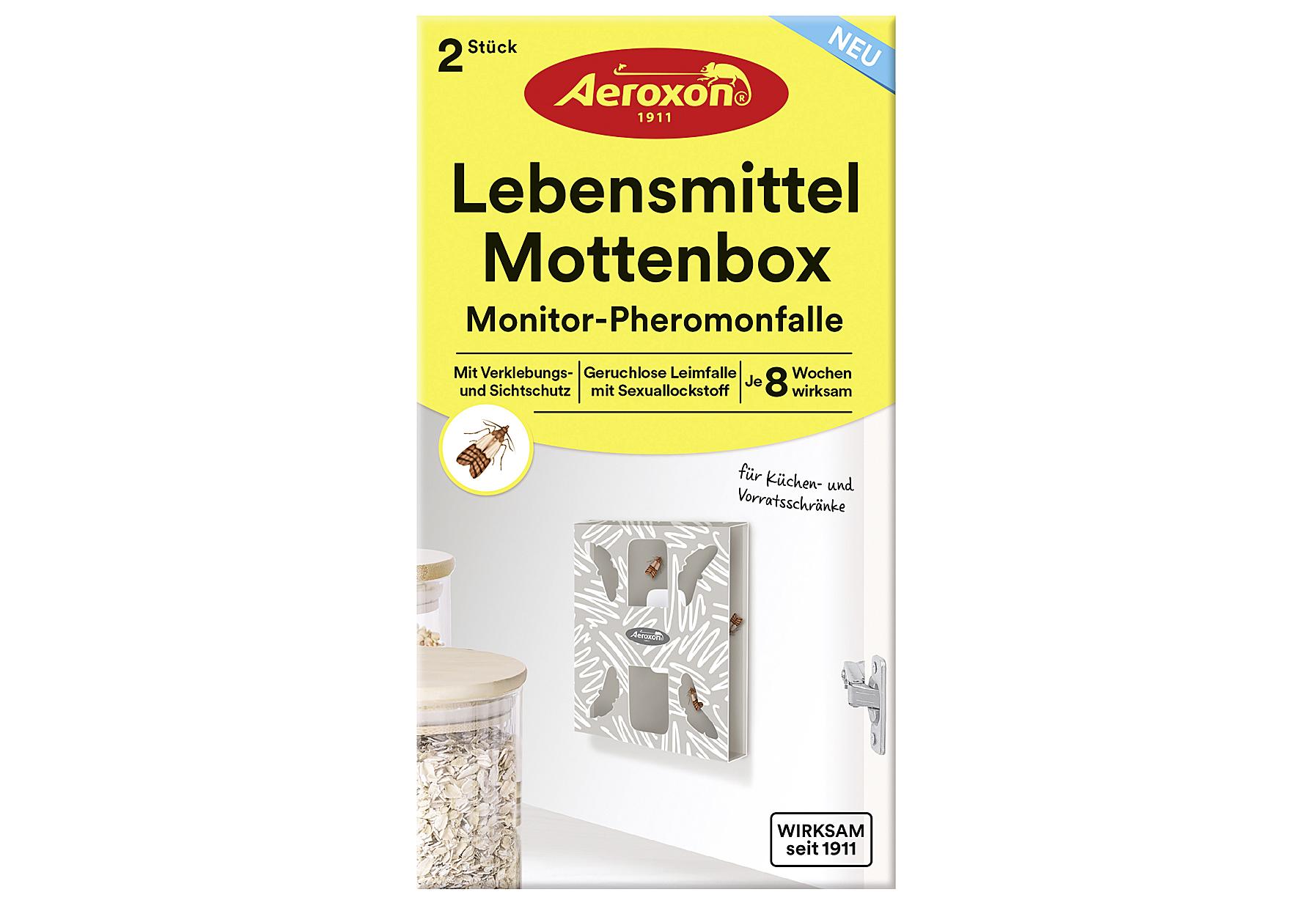 Aeroxon Lebensmittelmotten Box 2er Pack