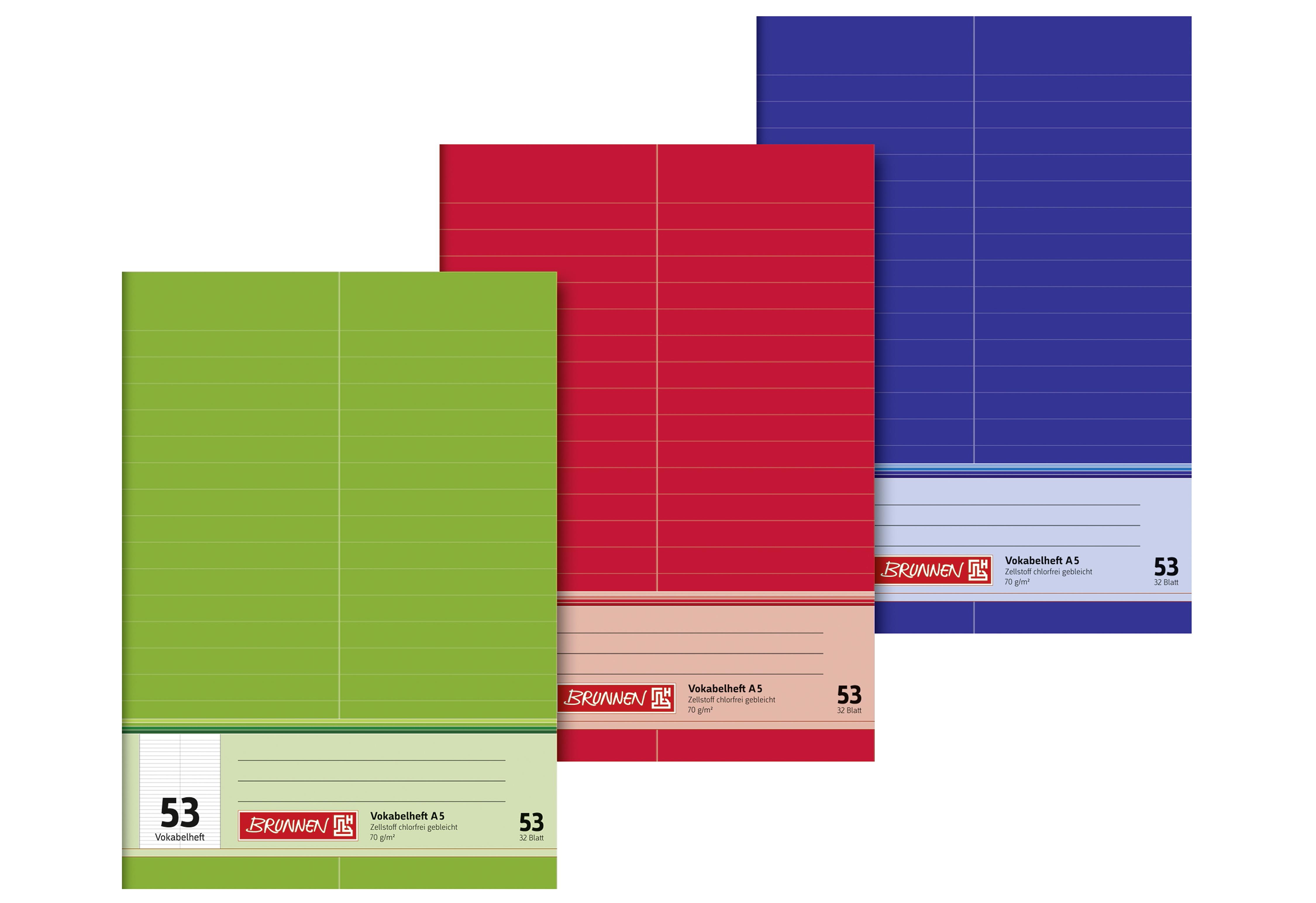 Brunnen Vokabelheft
