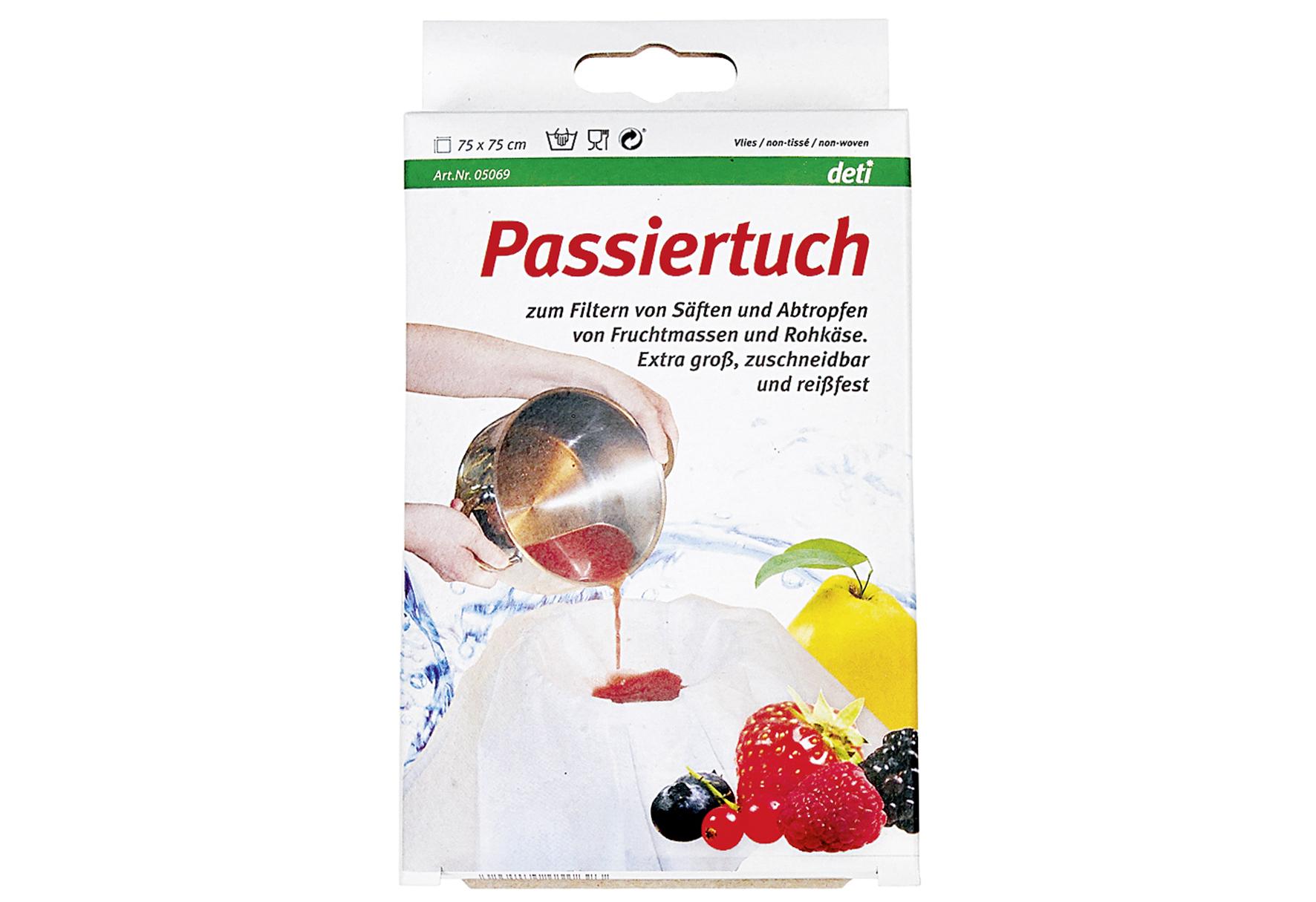 deti Passiertuch 75 x 75 cm weiß