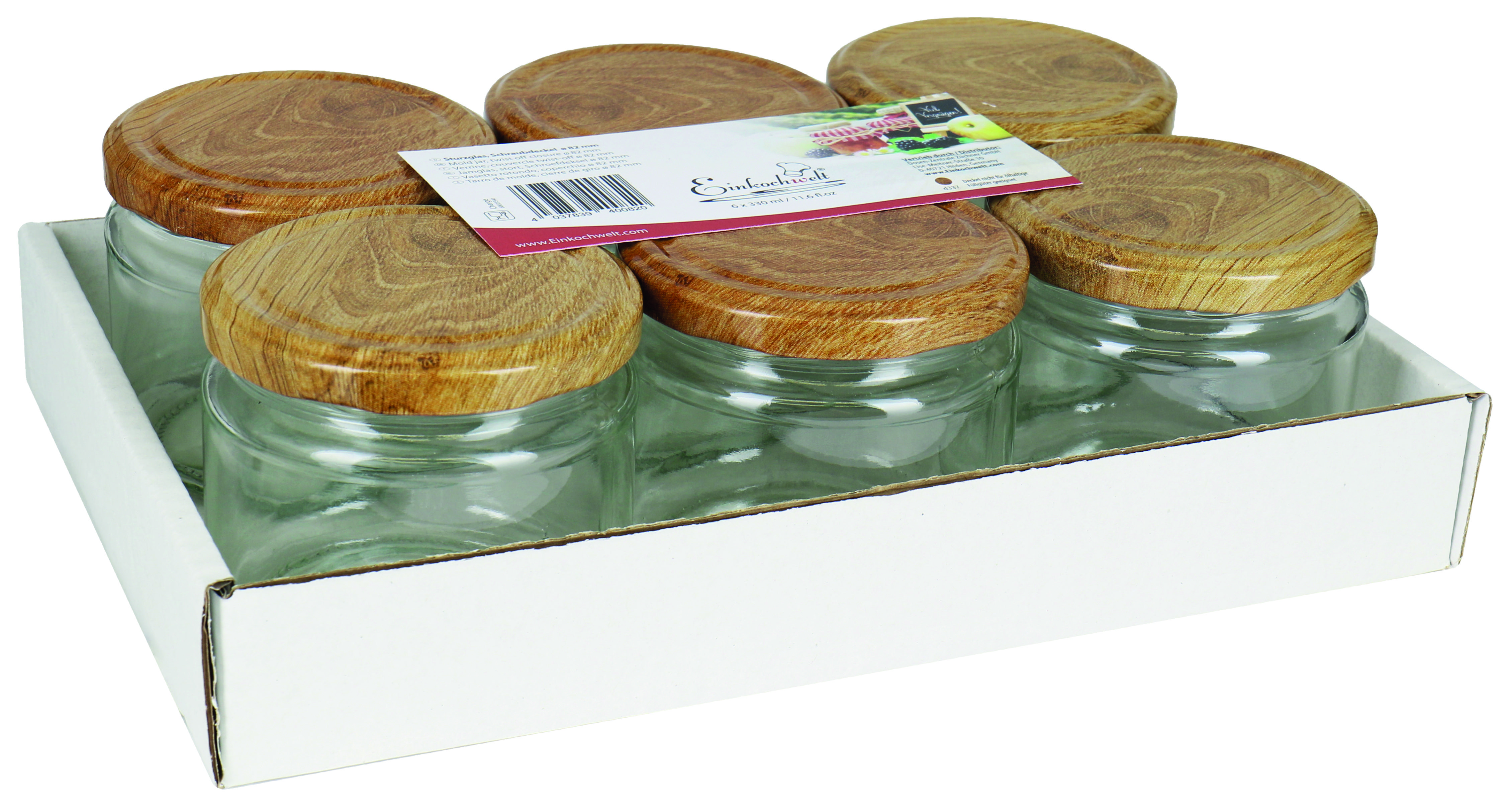 Dosen-Zentrale Schraubdeckelglas