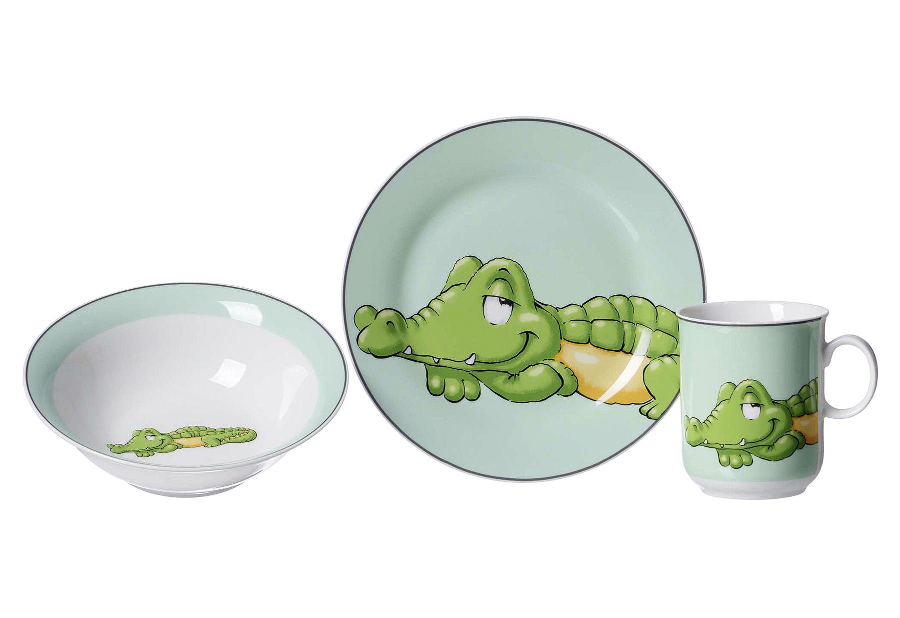 Ritzenhoff & Breker Kindergeschirr "Happy Zoo Krokodil