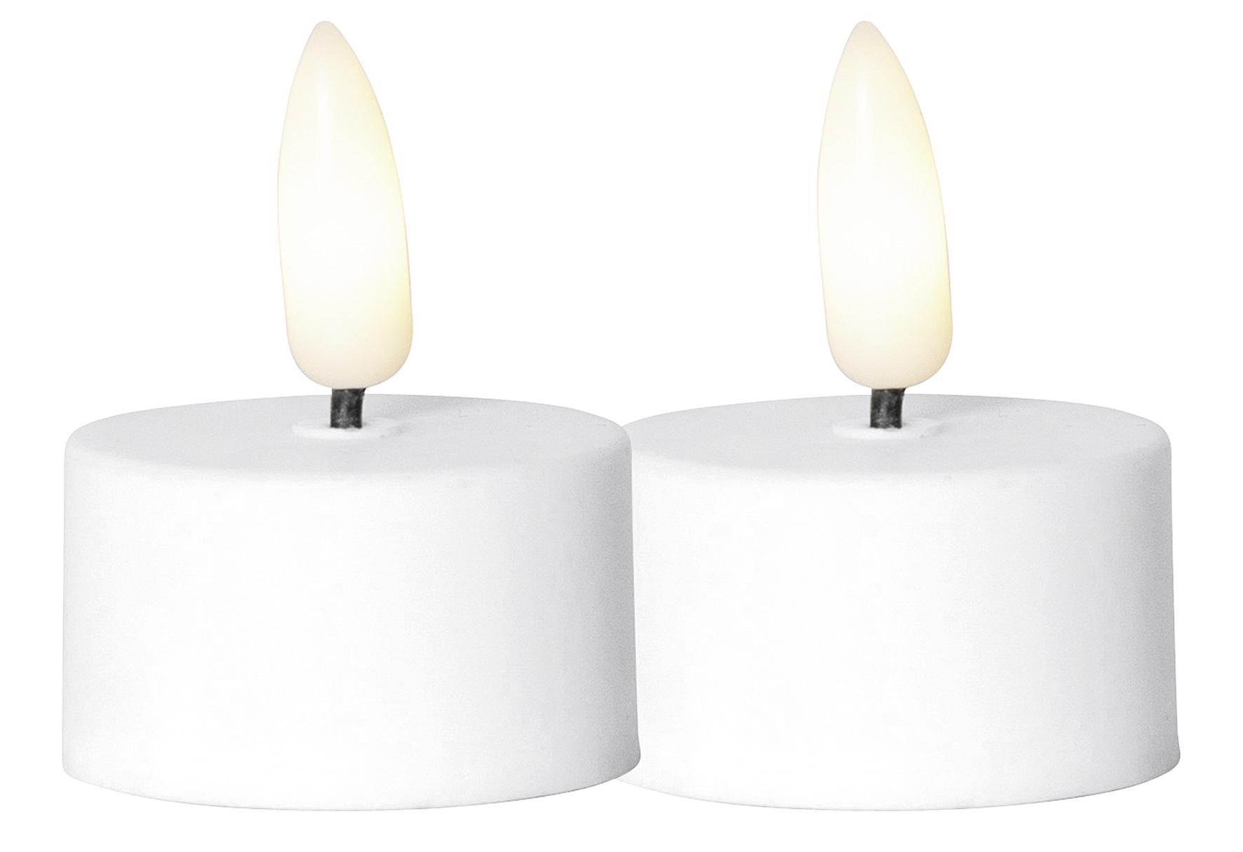 Star Trading LED-Teelicht "Flamme" 2 er Set