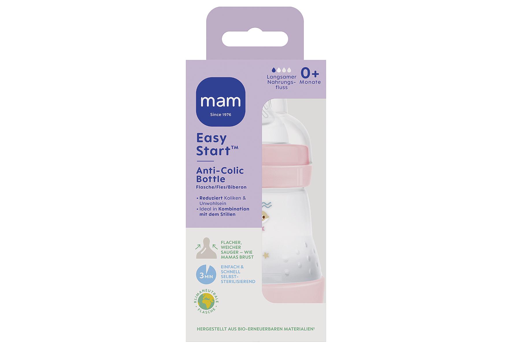 MAM Easy Start Anti-Colic 160 rose
