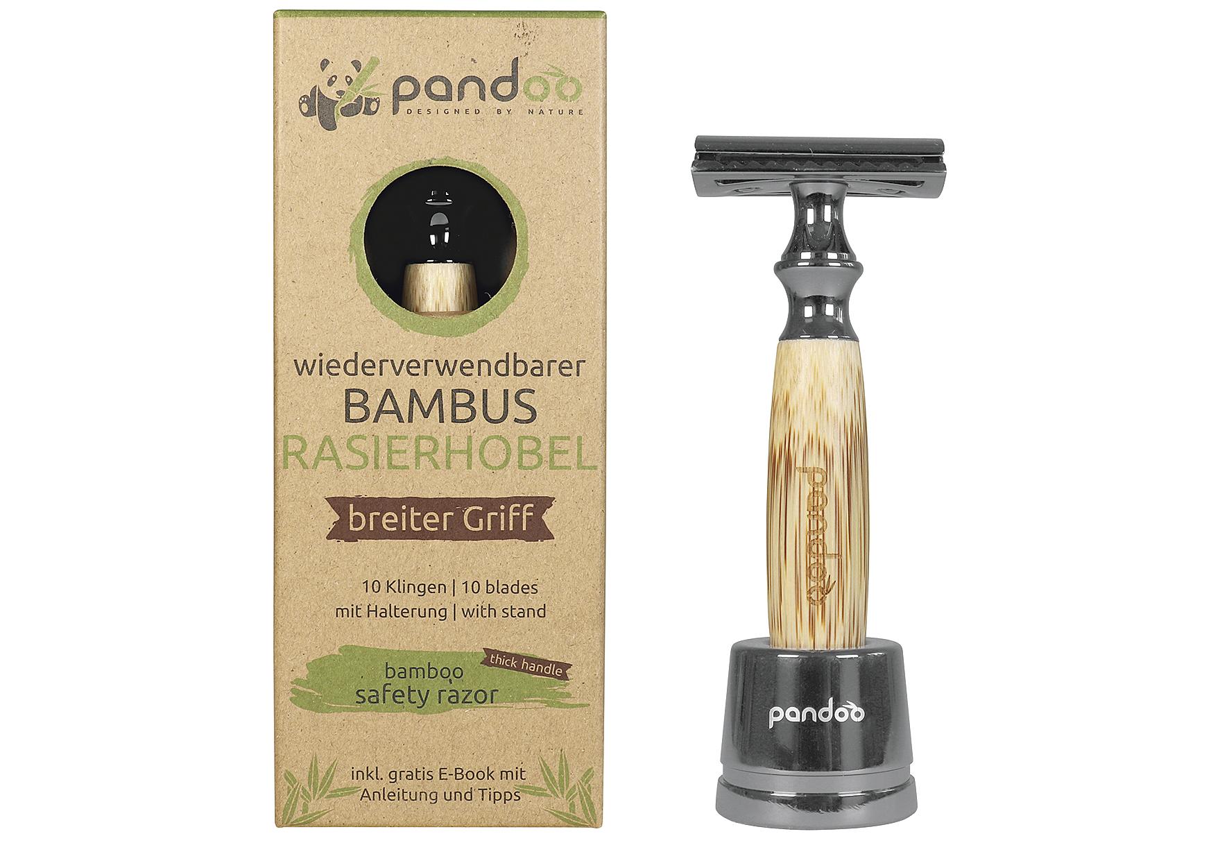 pandoo Rasierhobel mit breitem Griff