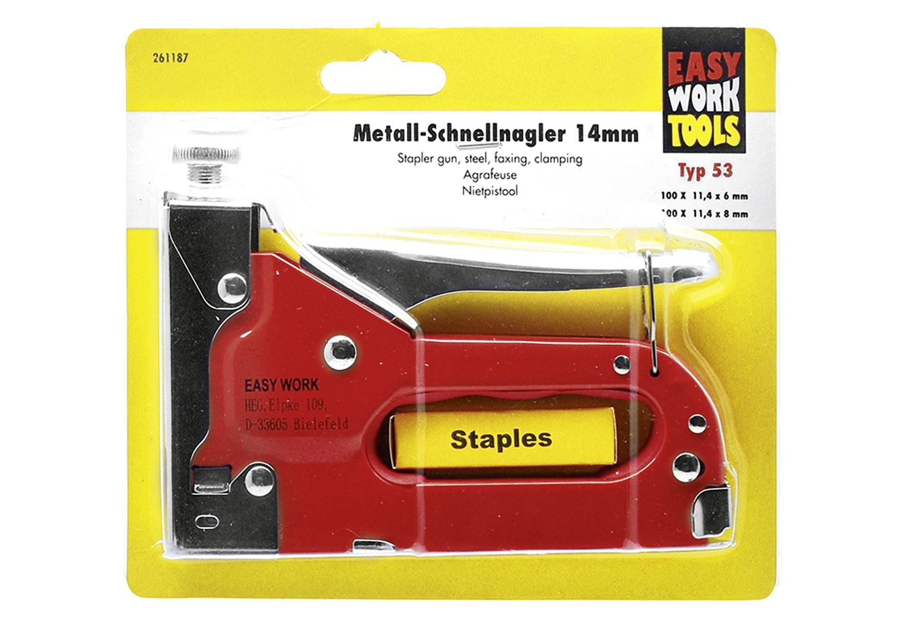 EASY WORK Metall-Schnellnagler