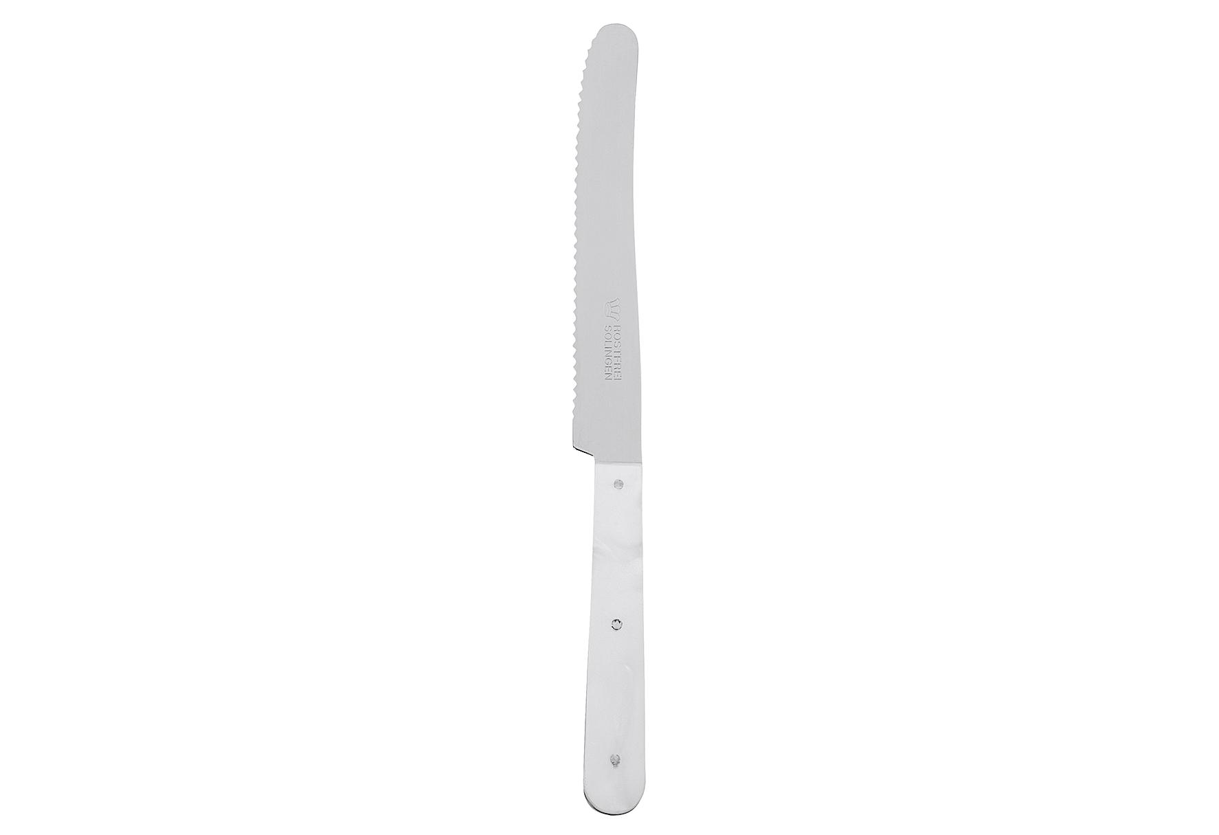 RÖR Menümesser perlmuttfarbig