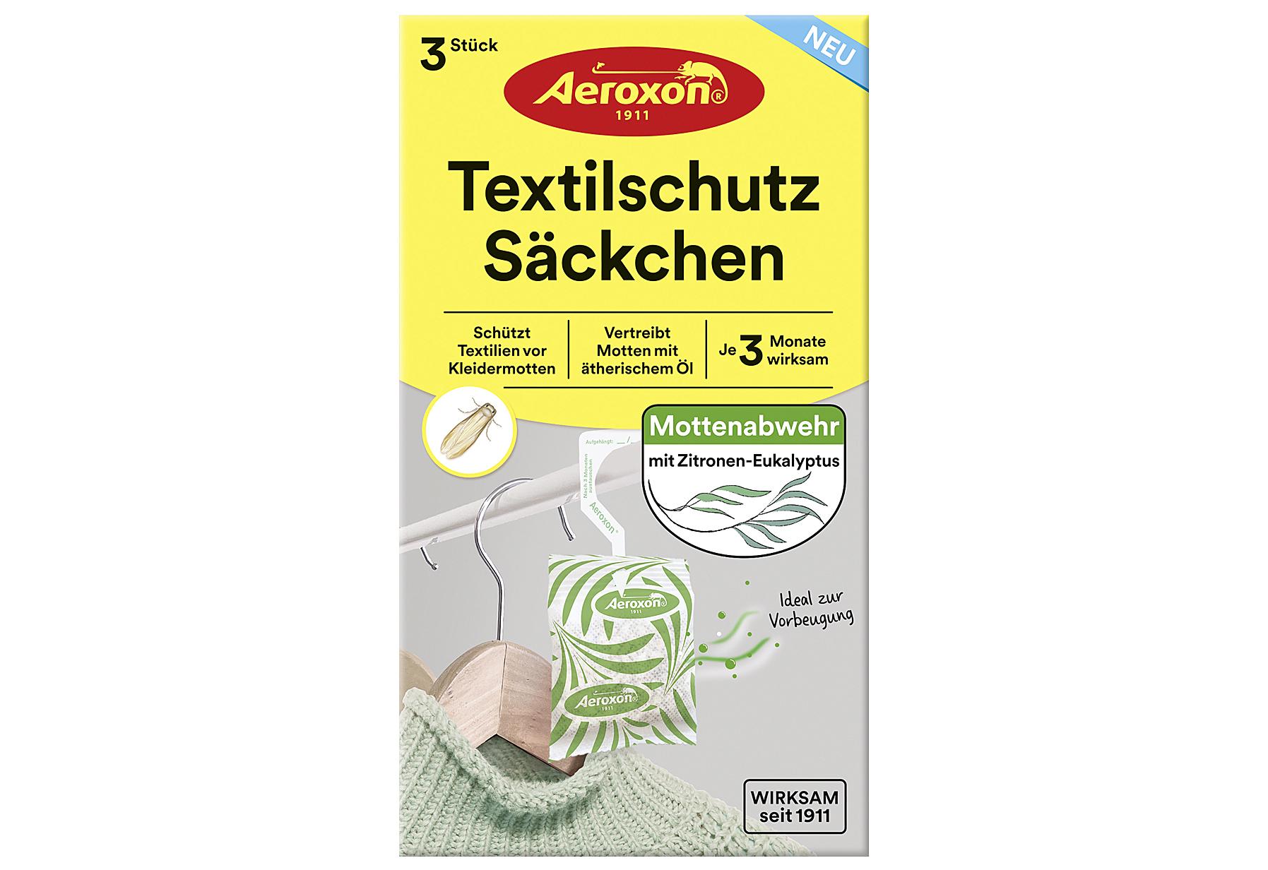 Aeroxon Textilschutz Säckchen 3er Pack