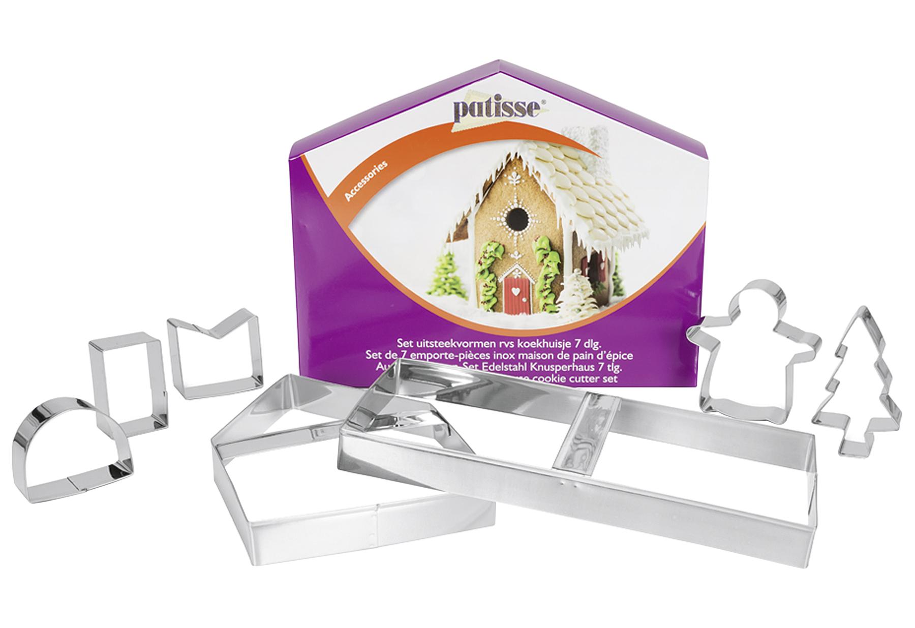 Patisse Ausstechformen "Knusperhaus" 7-teilig