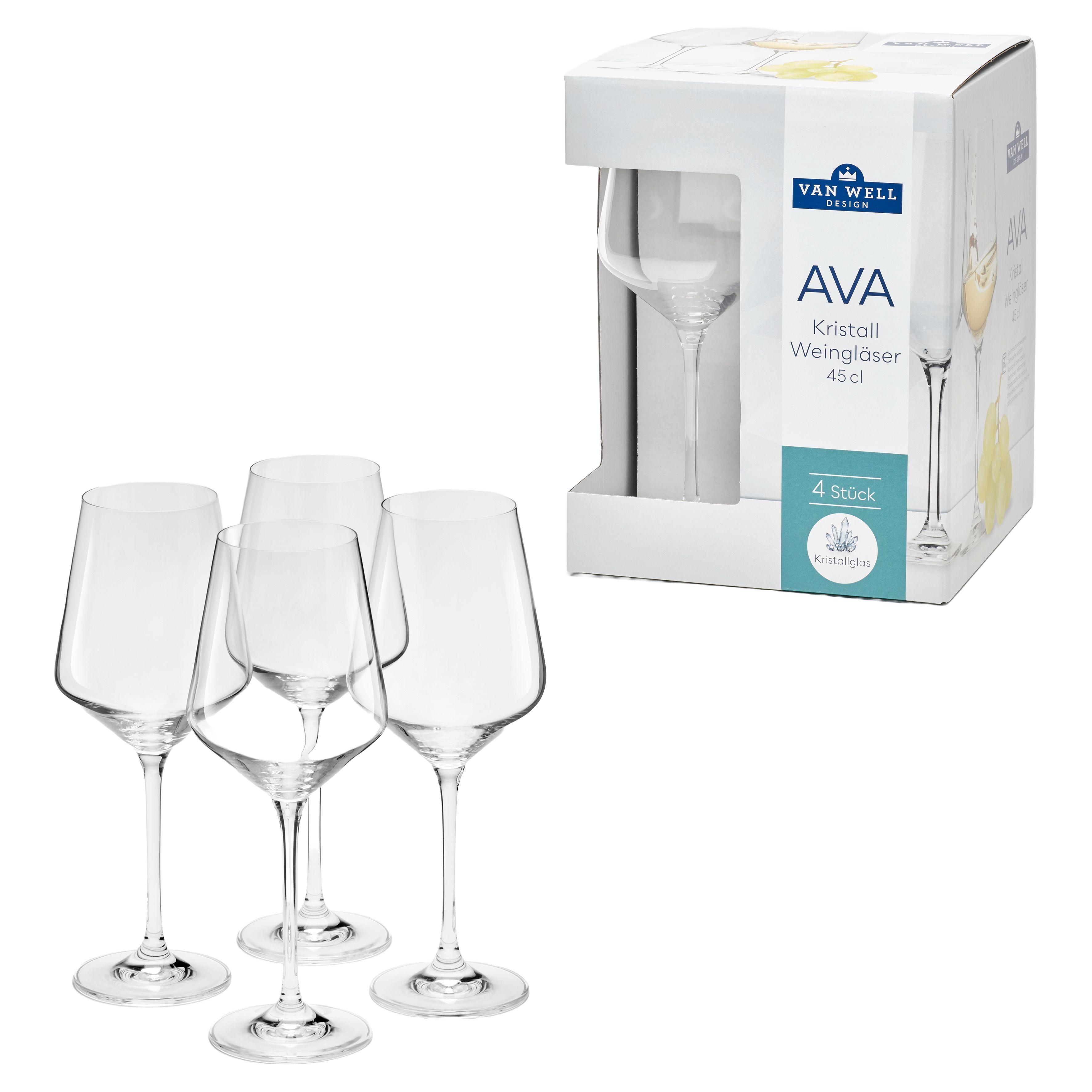 VAN WELL Weinglas "Ava" 4er Karton