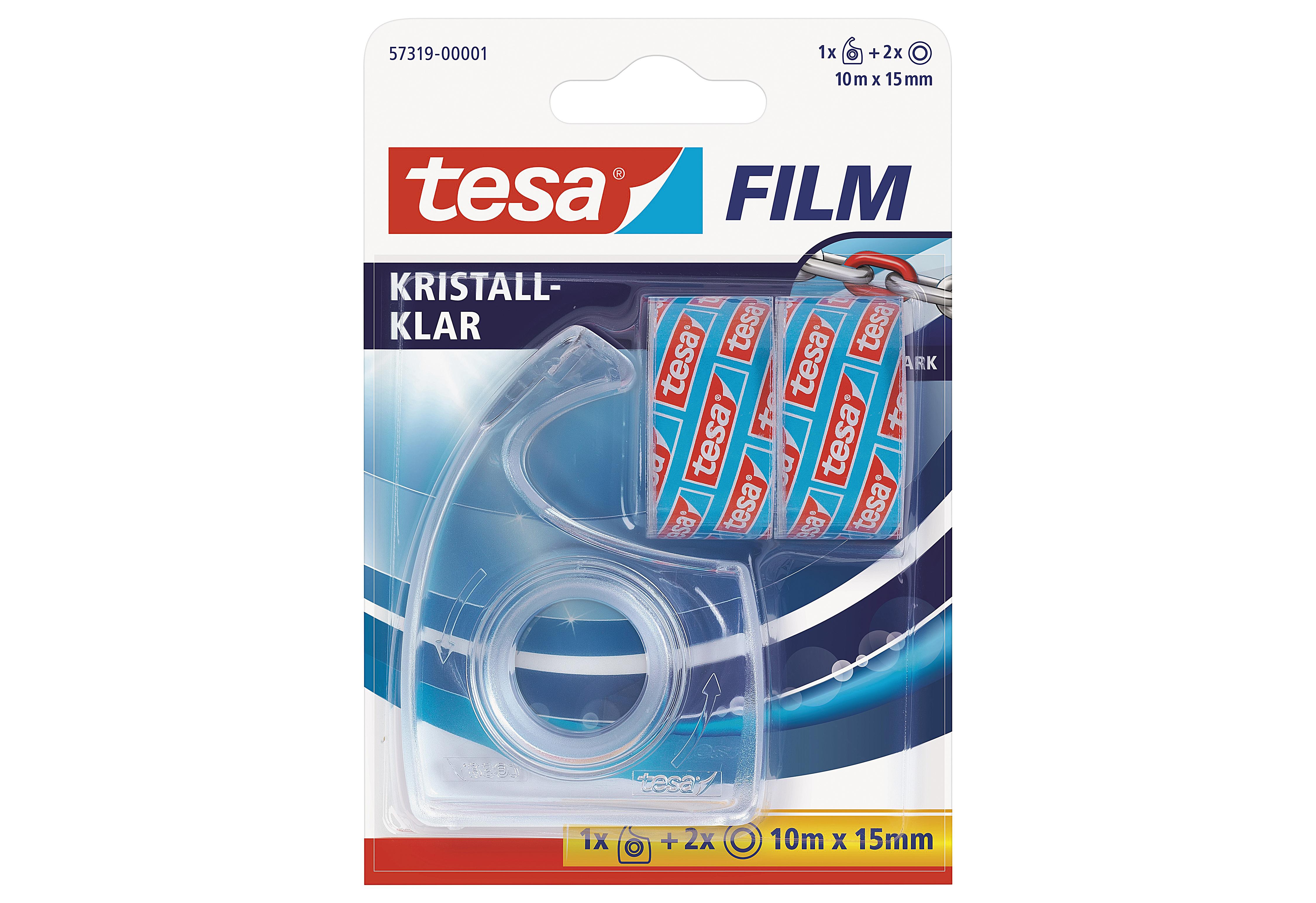 tesa 2Rl.film+Abroller10mx15mm