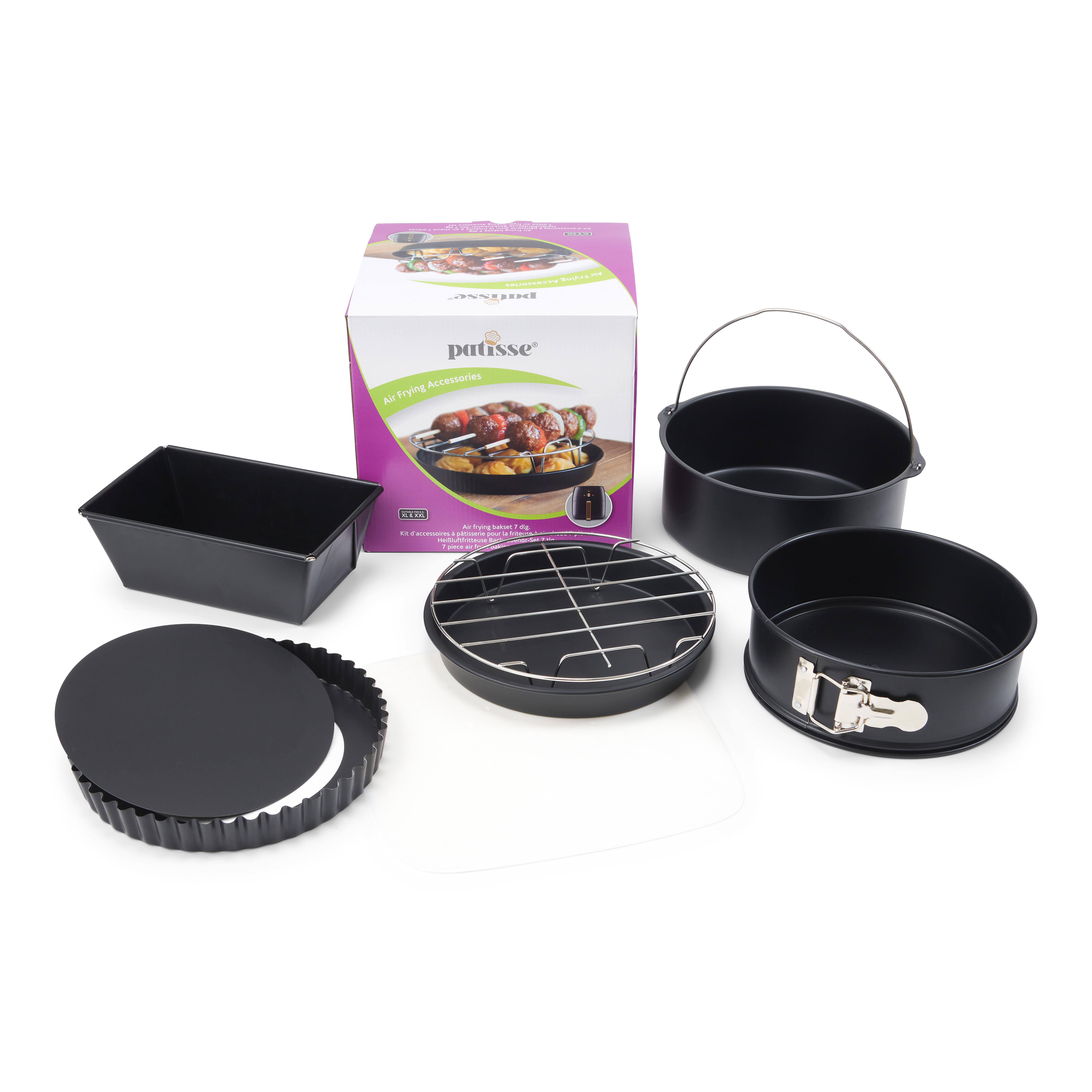 Patisse Heißluftfritteuse Backzubehör Set 7-teilig