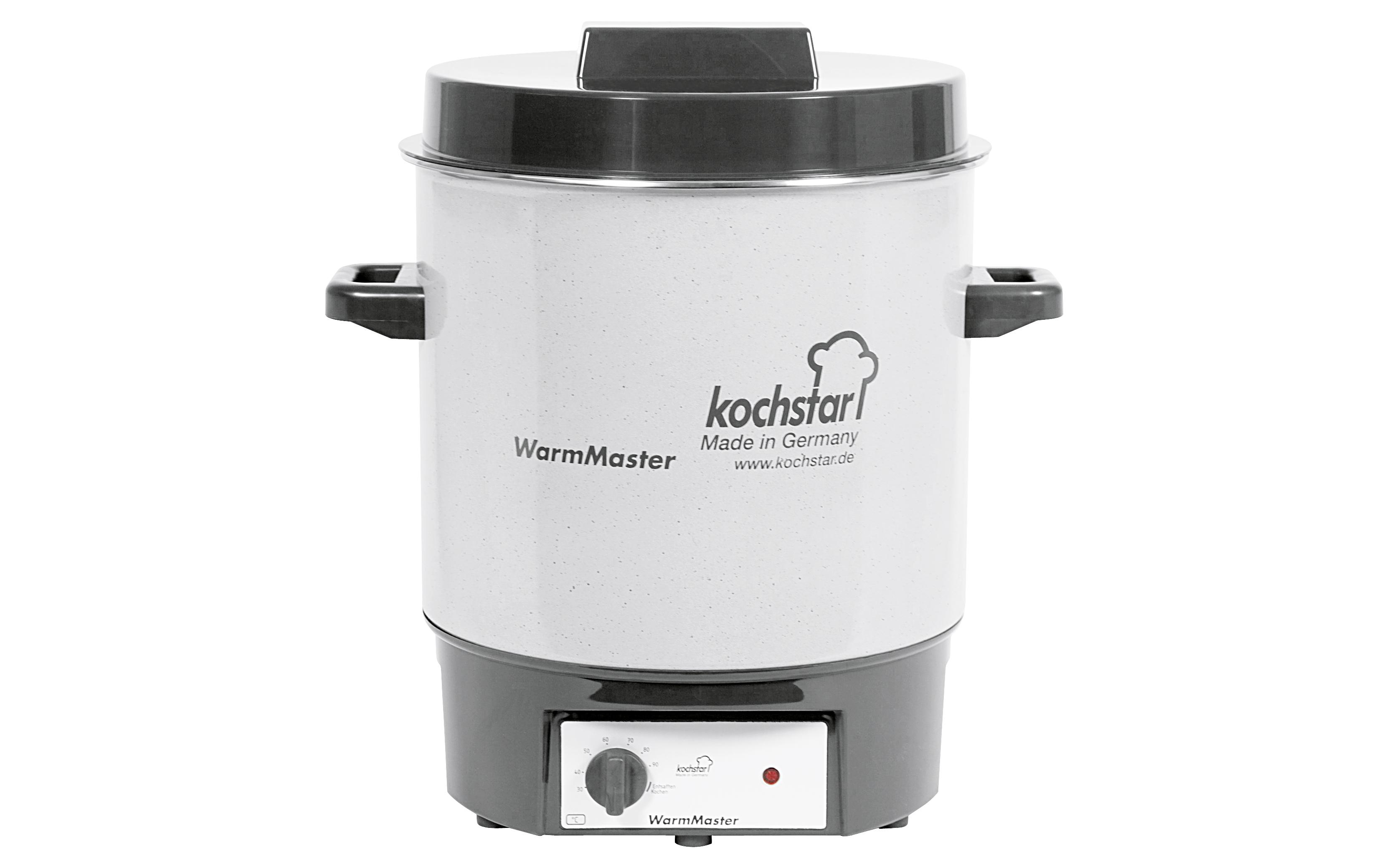 Kochstar Einkochautomat WarmMaster ohne Uhr 27 l Ø35cm steingrau/weiß