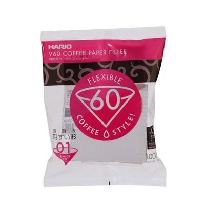 HARIO Papierkaffeefilter V60 Gr.01 100 Stück