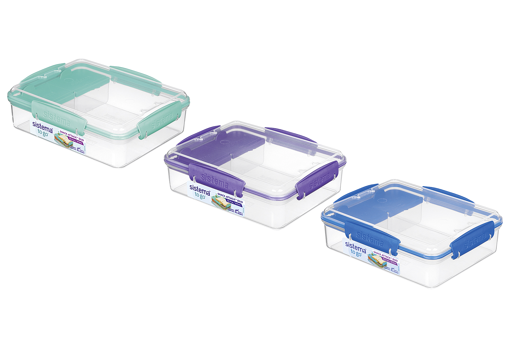Sistema Klickbox "Snack Attack Duo to go