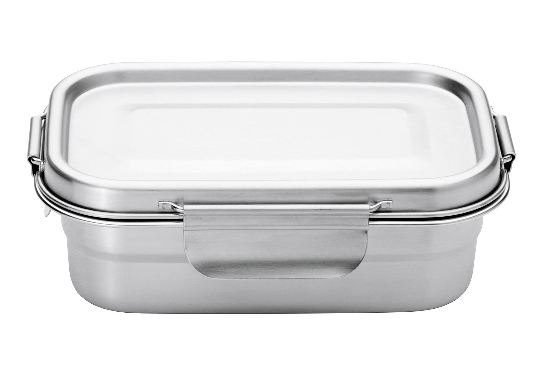 WEIS Vesperdose Edelstahl / Silikon 750 ml, 19,5x12,5x6,5 cm