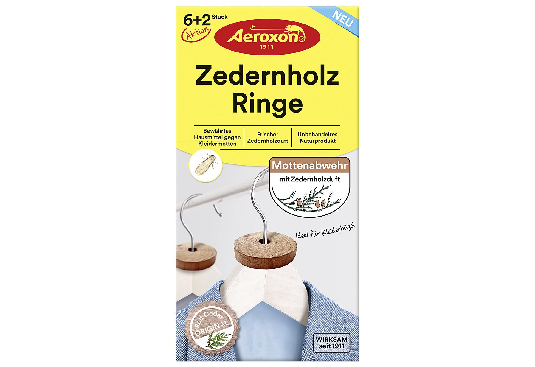 Aeroxon Zedernholz Ringe 6+2