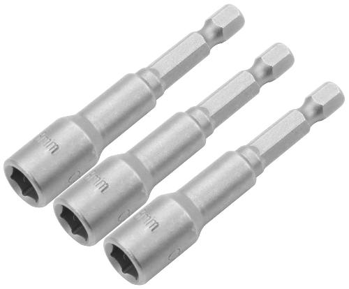 WOKIN Stecknuss-Bitsatz, 8 x 65 mm, 1/4"