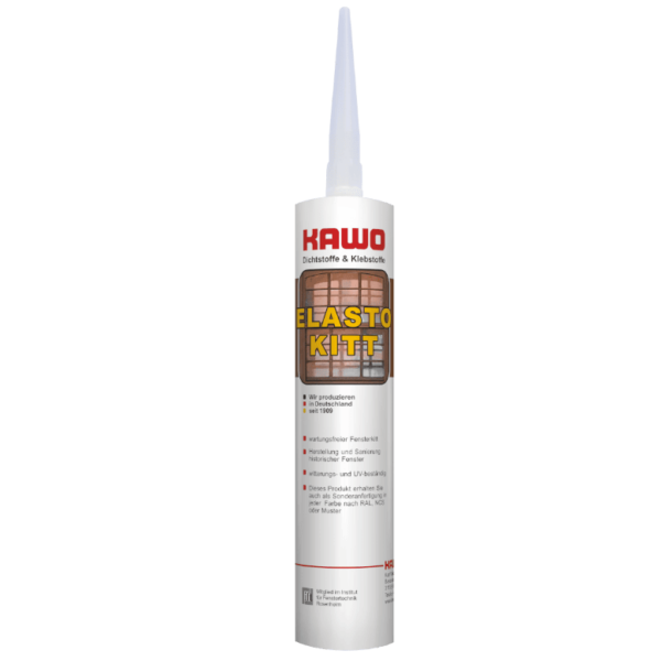 KAWO Elastokitt Elastischer 1-K Dichtkitt auf modifizierter Siloxanharzbasis Farbe altweiß