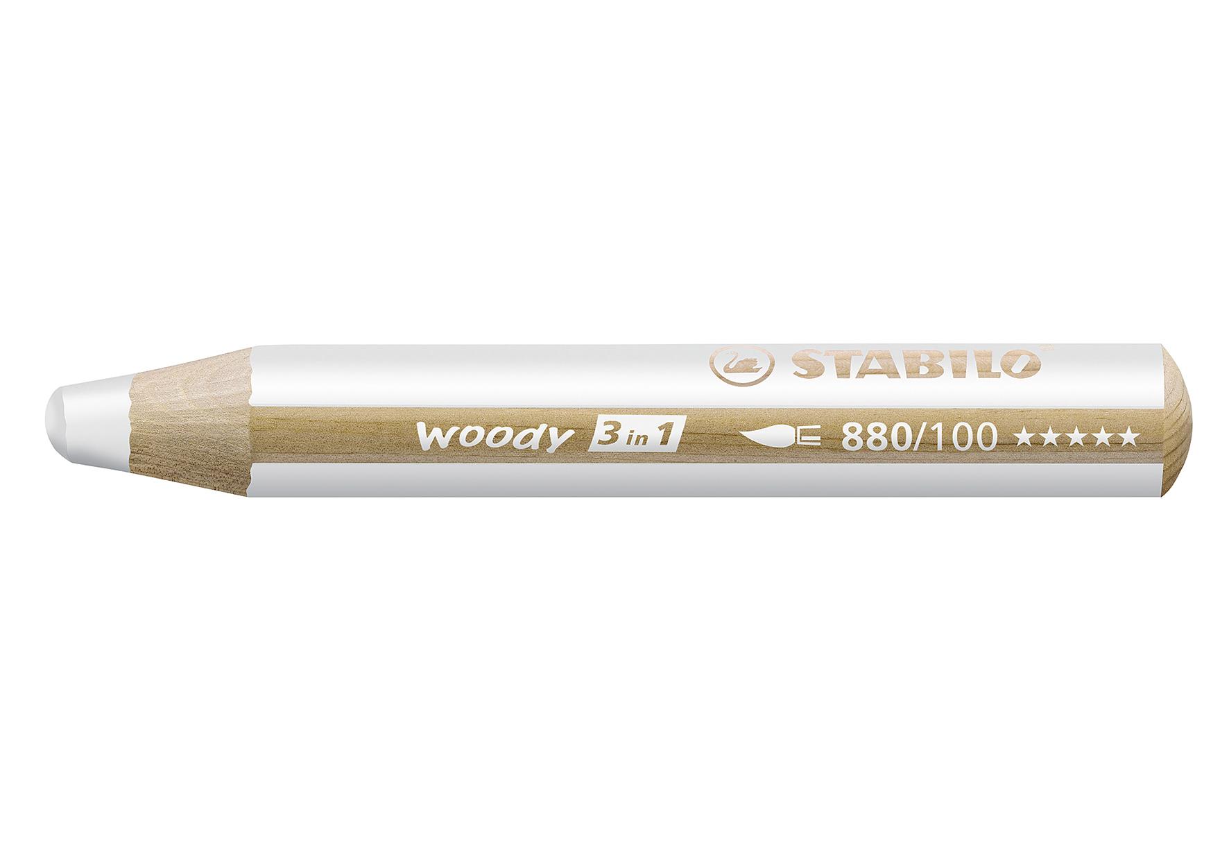 STABILO Buntstift "woody 3 in 1