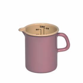RIESS Messbecher emailliert 0,5 l rosa/bunt