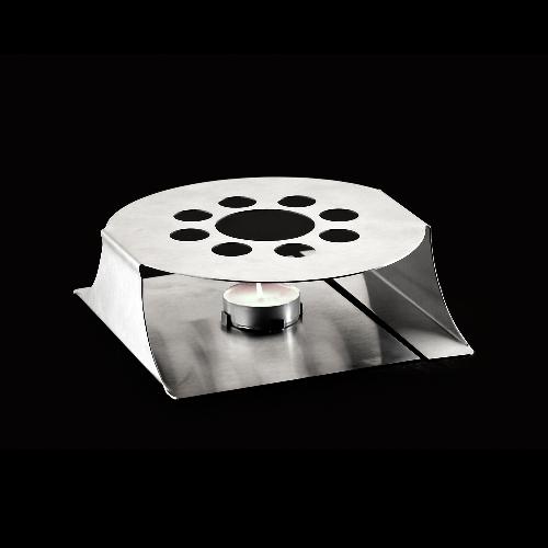 Bohemia Cristal Metallstövchen 150x160x55mm matt / IK