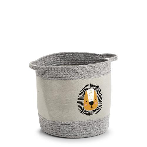 Zeller Present Aufbewahrungskorb 'Löwe', Baumwolle/Polyester