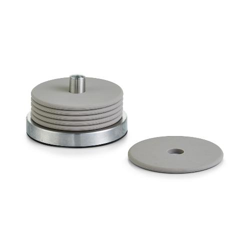 Zeller Present Glasuntersetzer-Set, 7-tlg., Edelstahl/Silikon