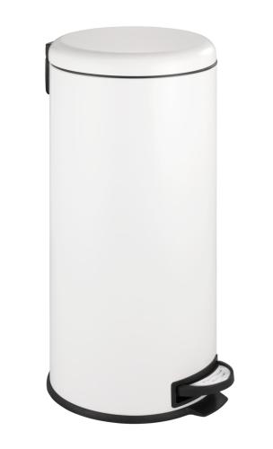 WENKO Treteimer Mod. Leman Easy Close Weiß 30 L