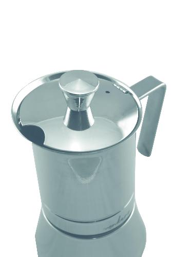 monkano Herdkocher Edelstahl "Milano" 4/2 Tassen