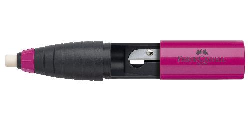 Faber Castell Radierer-Spitzer Kombi, rot/bl