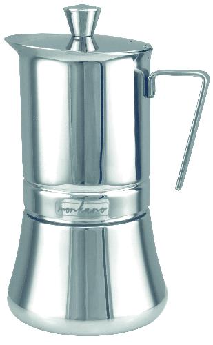 monkano Herdkocher Edelstahl "Milano" 6/3 Tassen