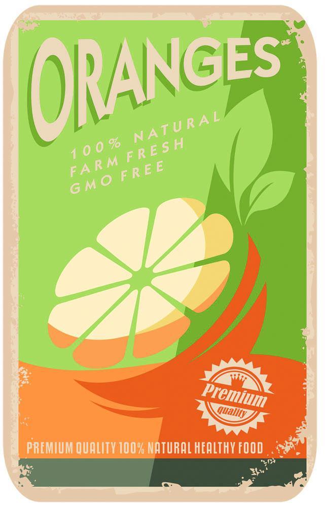 monkano Küchenmatte Oranges