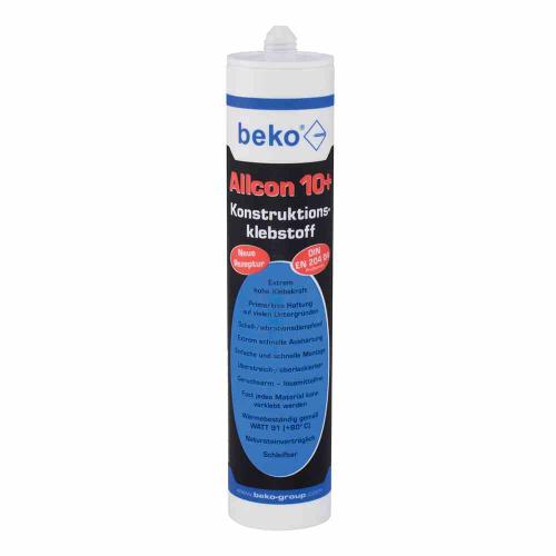 beko Konstruktions-Klebstoff, Bau/Montage, 310ml, grau, Allcon 10+